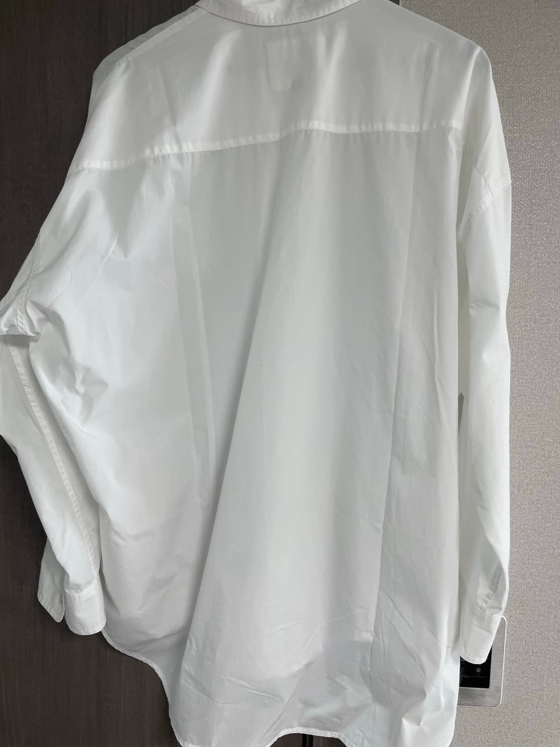 R13 화이트 오버핏 가오리 셔츠 M 상품이미지3