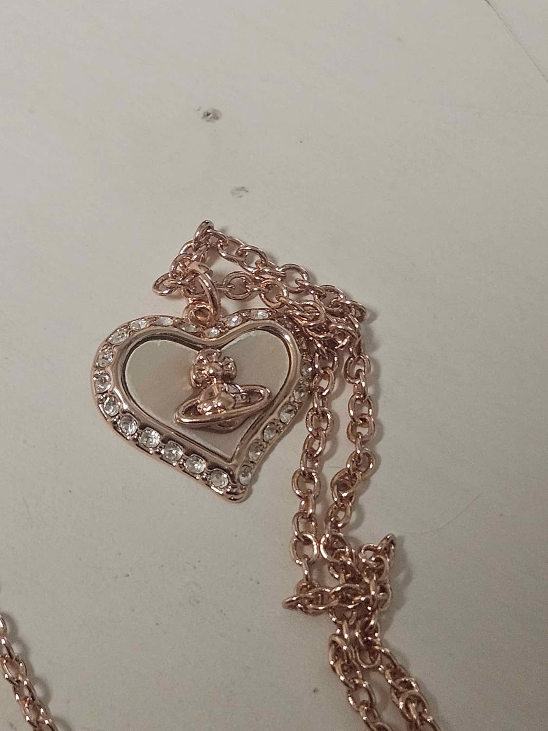 Vivienne Westwood heart necklace 상품이미지2