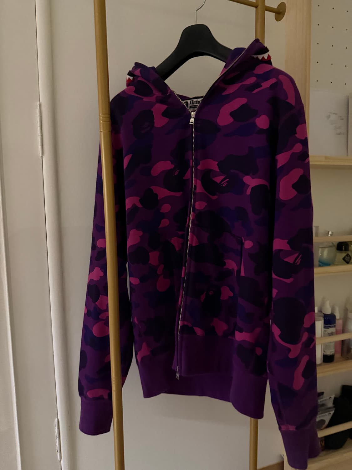 베이프 카모 샤크후드 상품이미지1