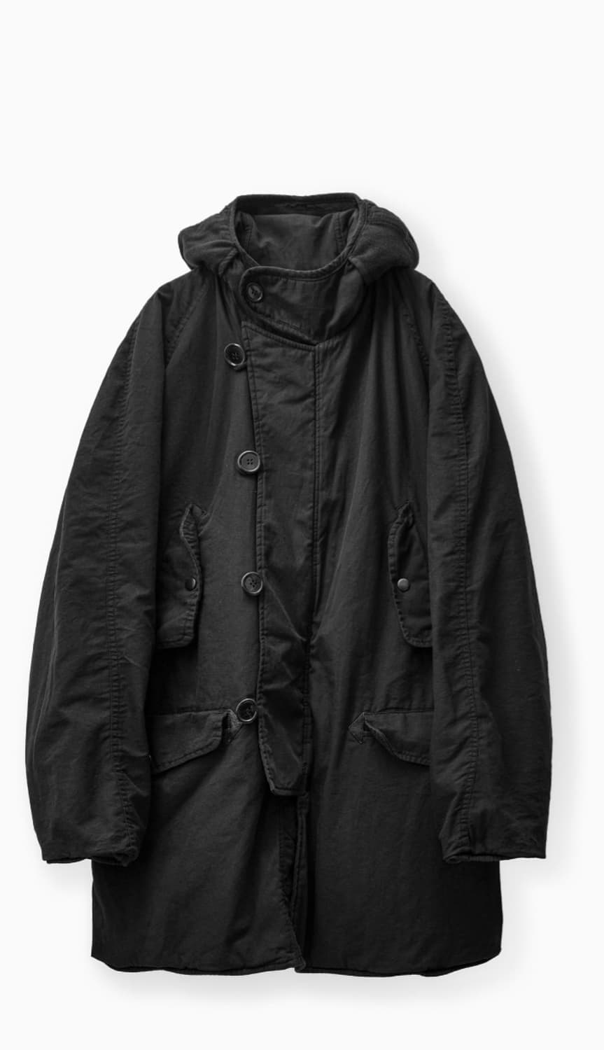 (L)이얼즈어고 cwu 토끼파카 블랙 상품이미지1