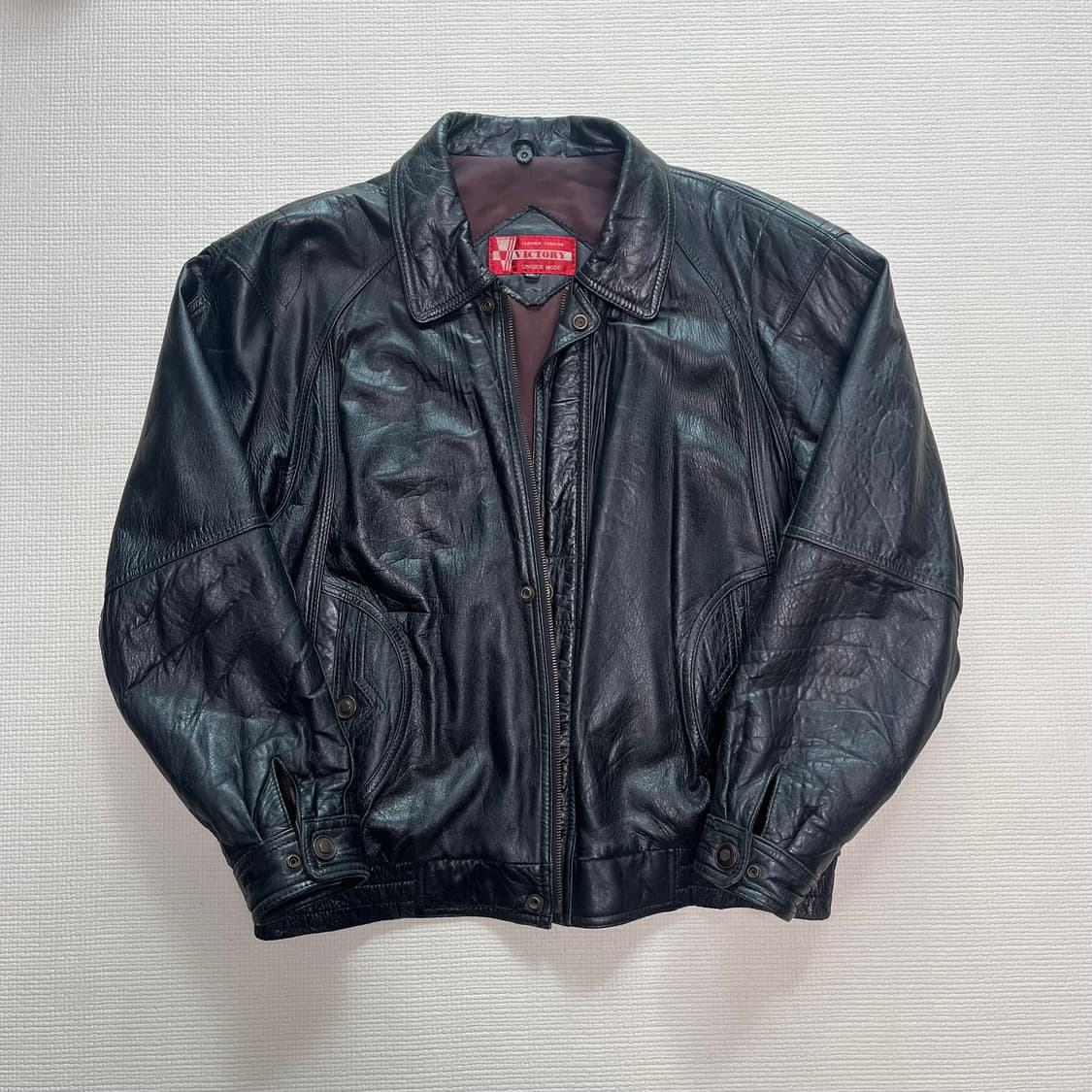 [XXL] 남성 양가죽 레더 자켓 상품이미지1