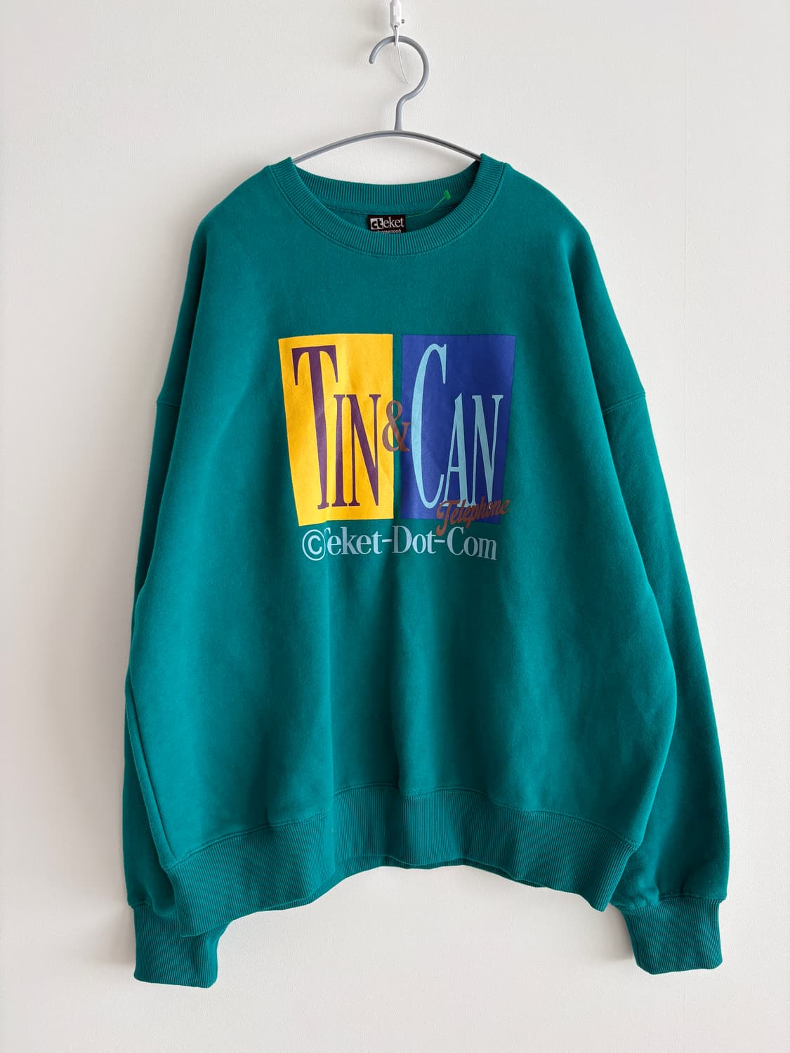 (새상품)Teket 테켓 Tin & Can 기모맨투맨 상품이미지3