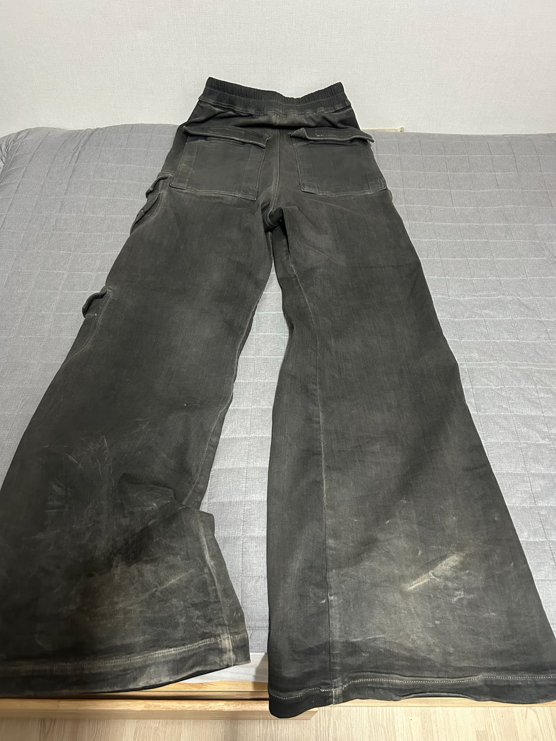 [46,S] 릭오웬스 점보카고 다크더스트 팬츠 상품이미지2