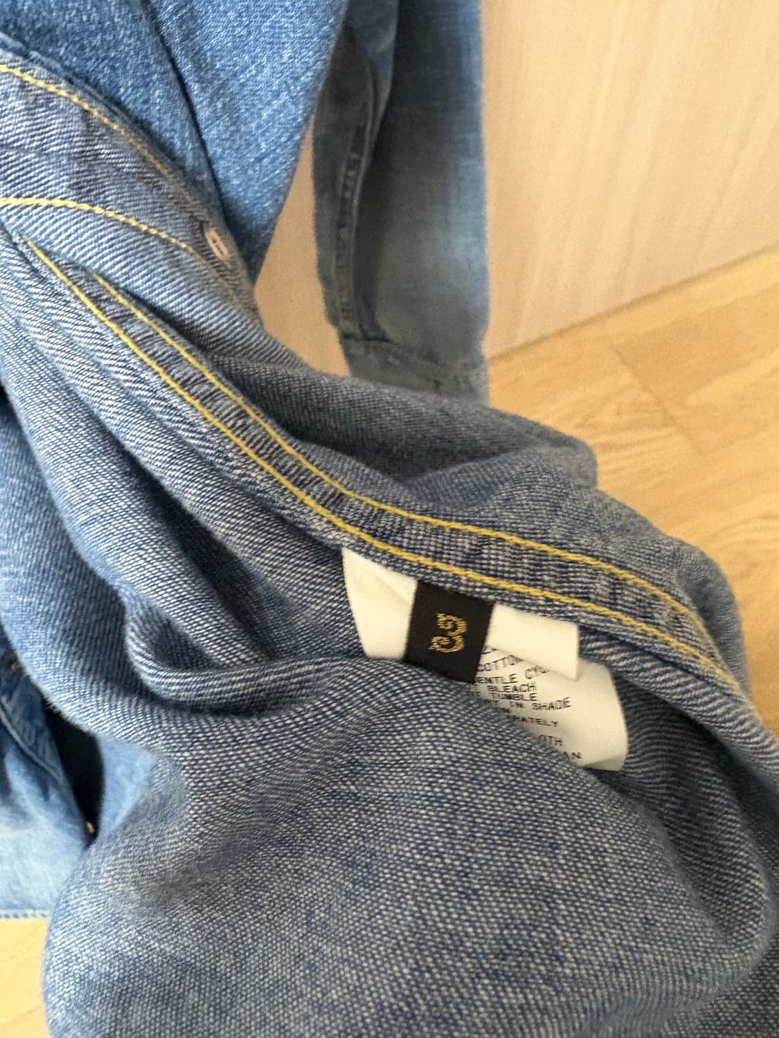 캐피탈 데님 셔츠 3사이즈 상품이미지7