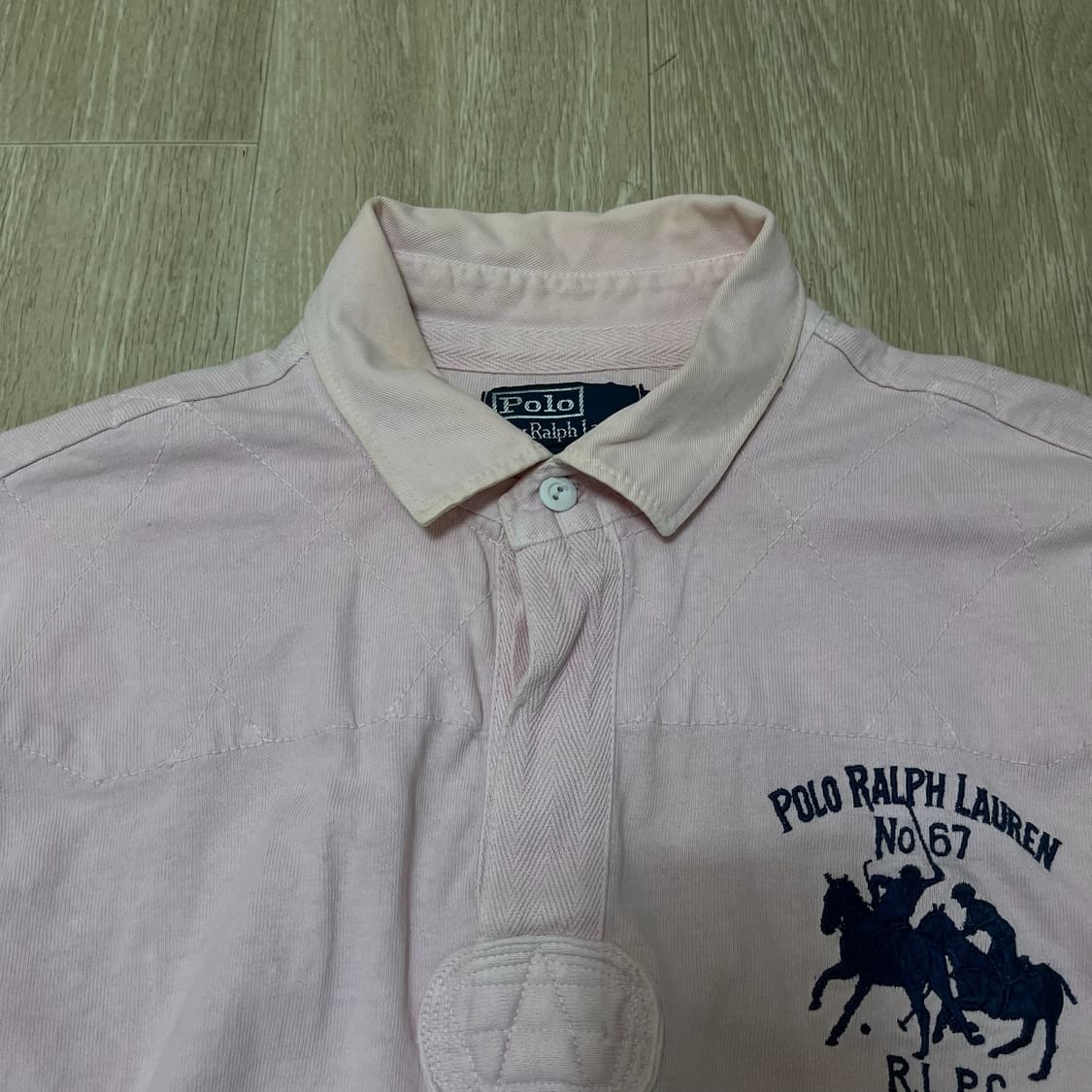 폴로 랄프로렌 커스텀핏 빅포니 PK 긴팔 카라티 [핑크] L/100 상품이미지2