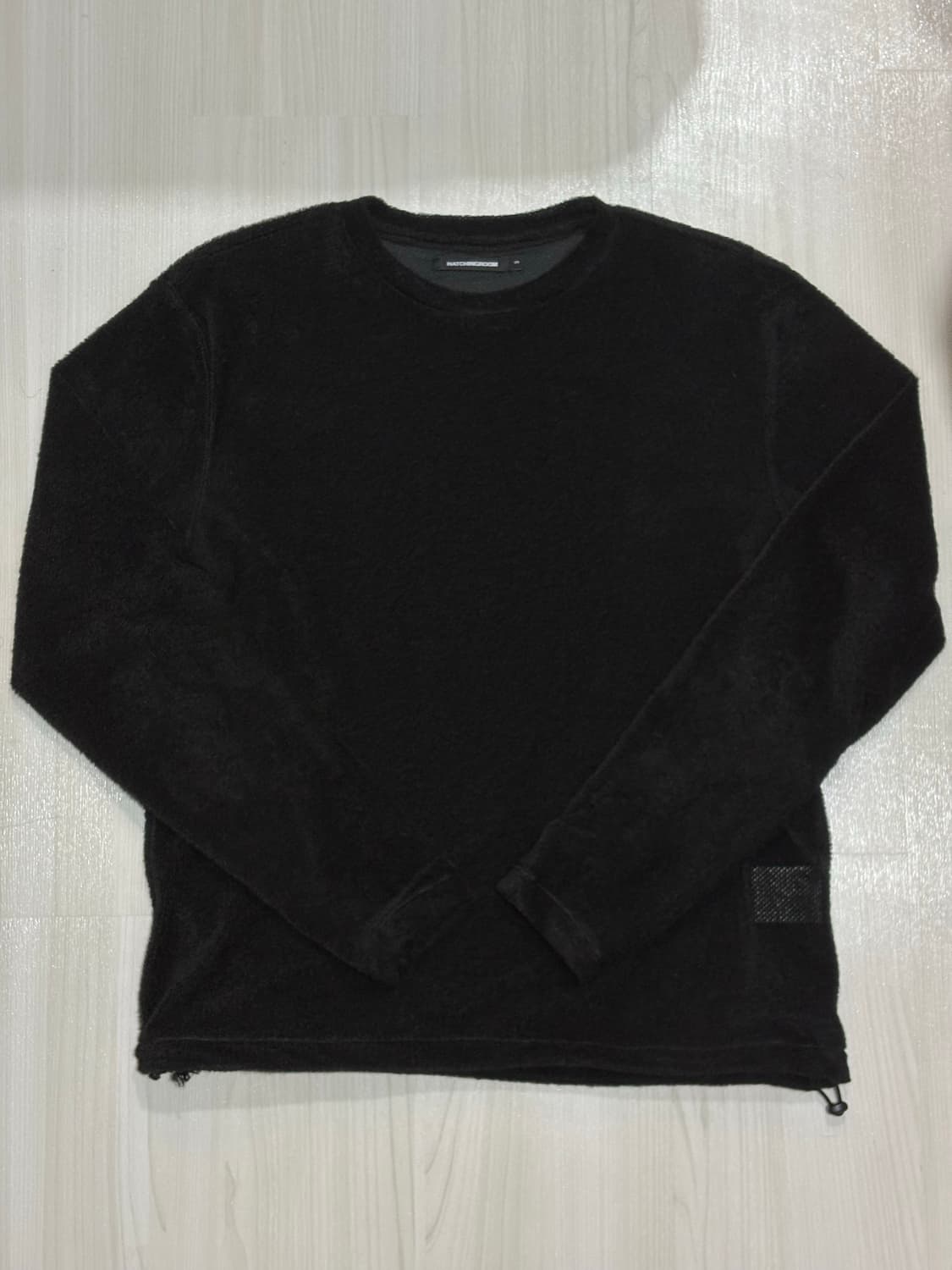 해칭룸 Fuzzy Mesh Tee Black 3(M) 상품이미지3