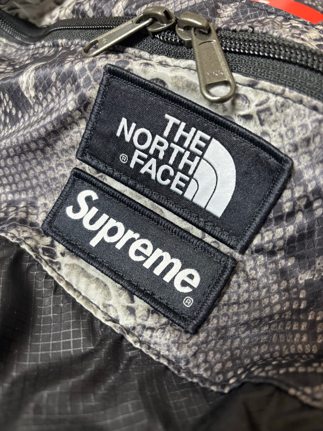 Supreme 슈프림x노스페이스 스네이크 백팩 가방 (Snake) 상품이미지4