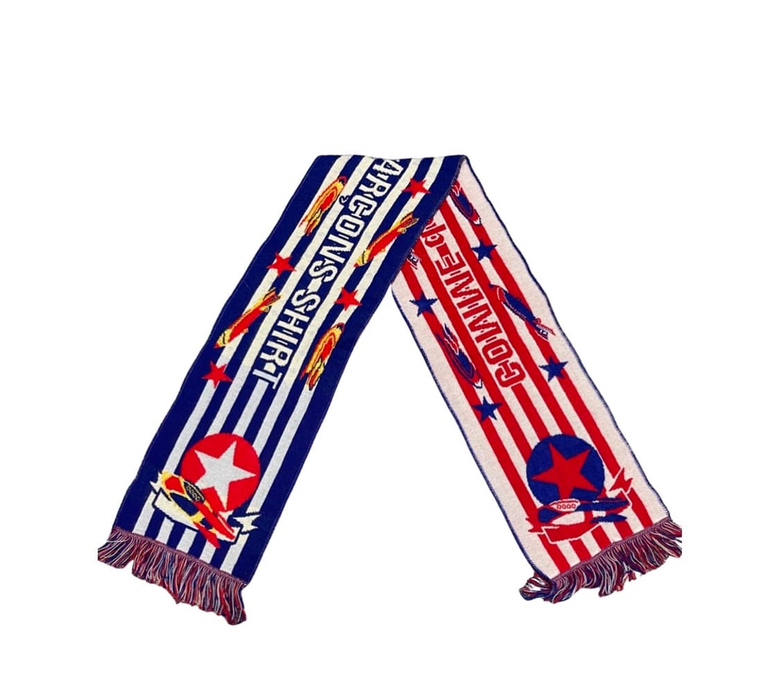 꼼데가르송 머플러 블루 상품이미지1