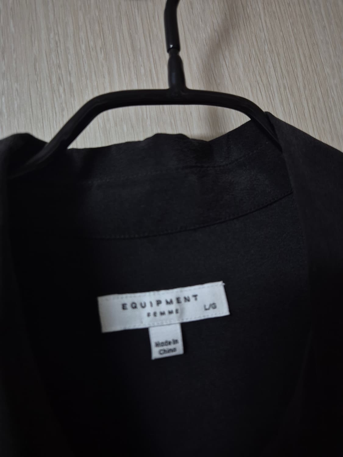 이큅먼트 실크 셔츠 실크 블라우스  라지  상품이미지6