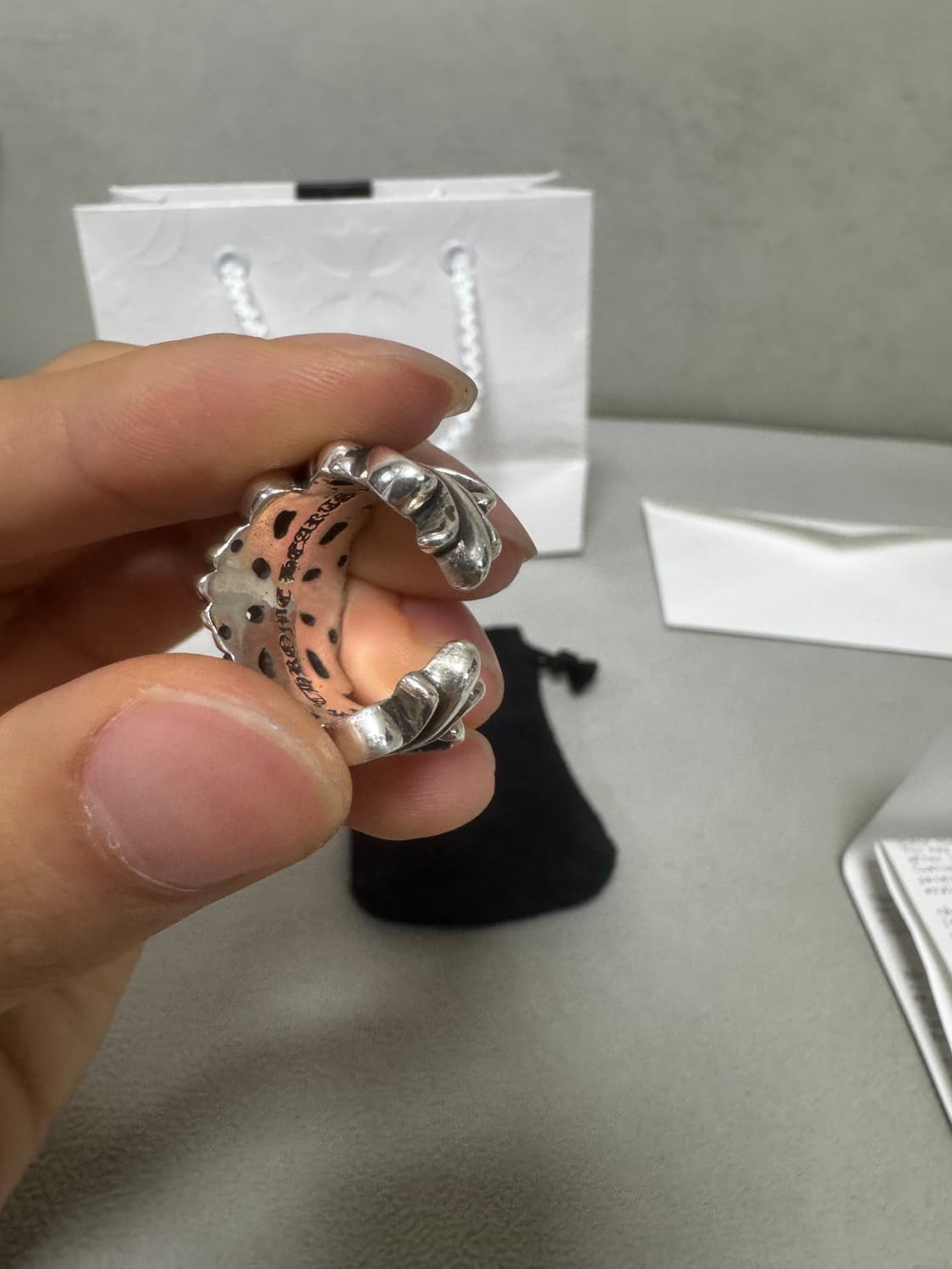 크롬하츠 더블 플로랄링 us6.5 상품이미지7