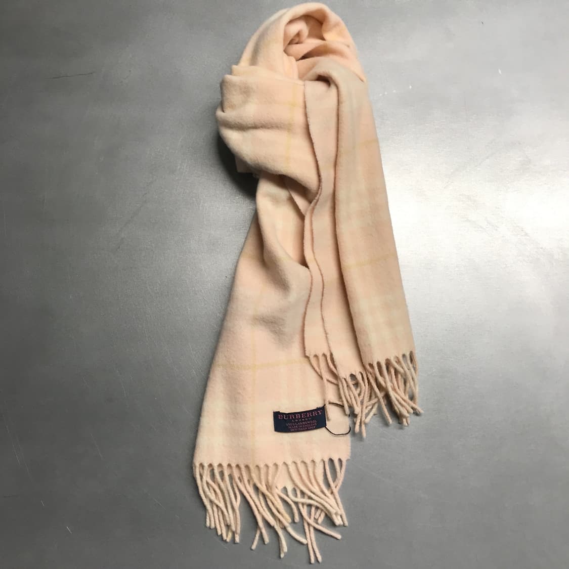 버버리 정품 램스울 머플러 핑크 상품이미지1