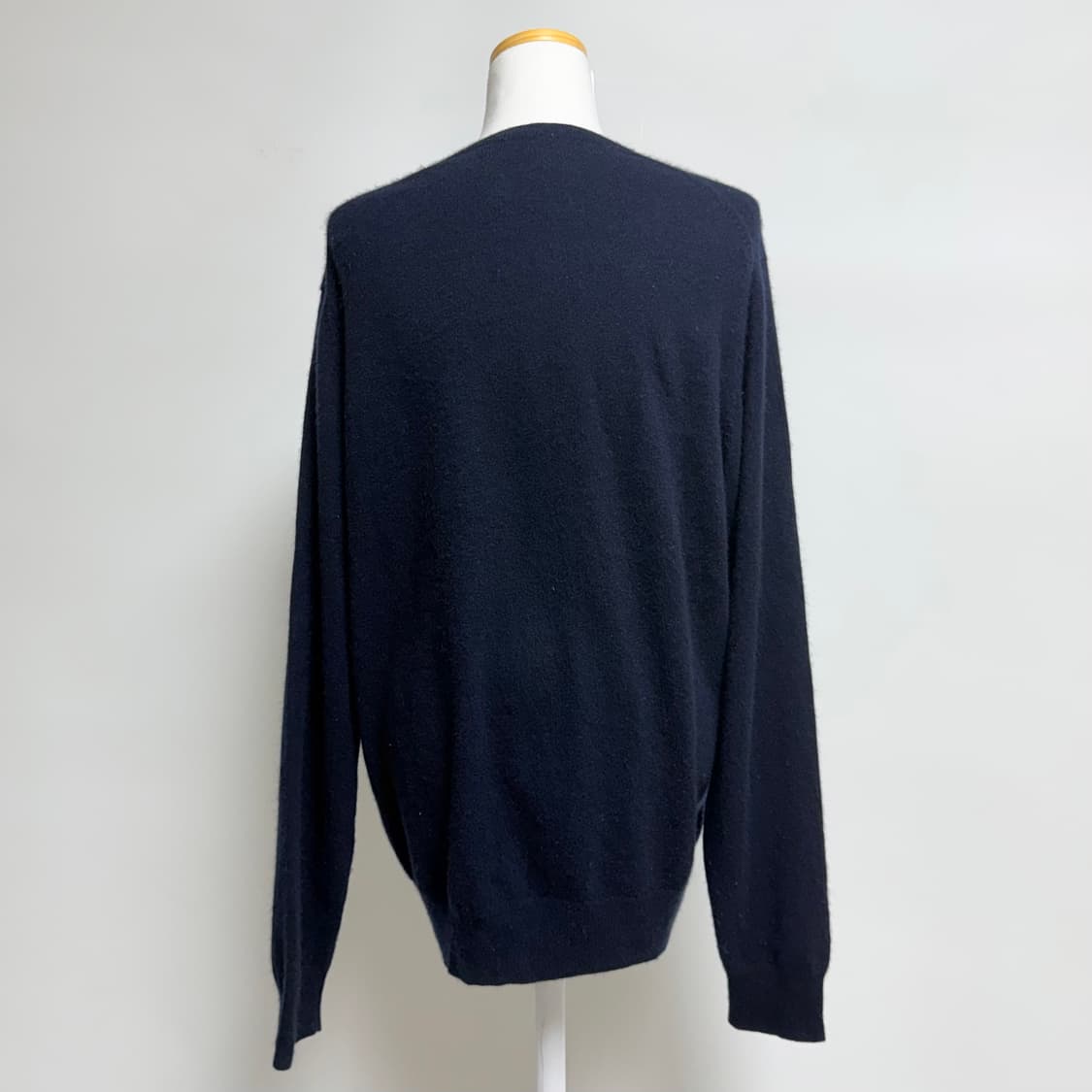 [캐시미어 100%] 유니클로 브이넥 네이비 니트 XL 상품이미지3