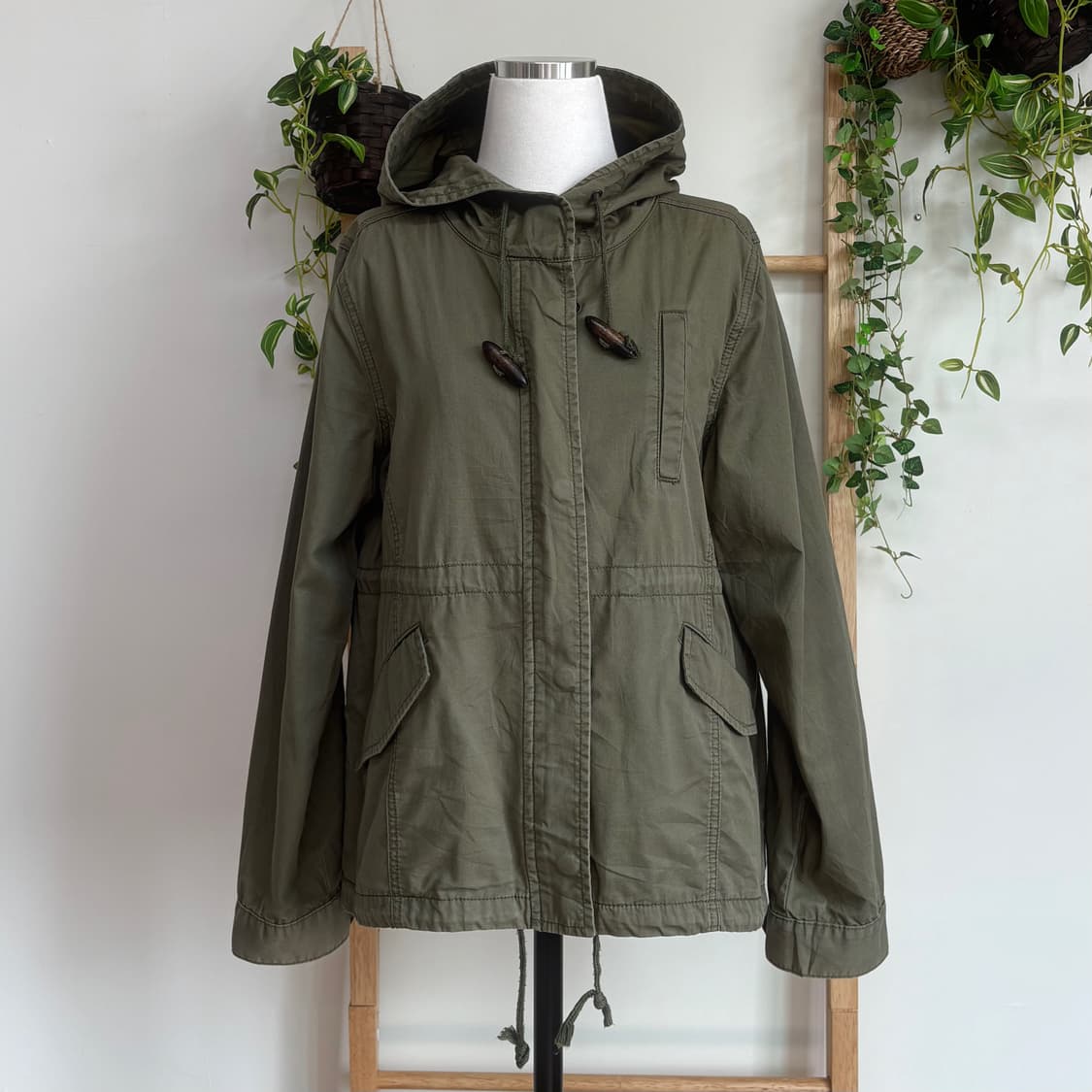 JPN/ 모리걸카키야상 숏야상 아방핏야상 모리룩야상 토글야상 카키야상  상품이미지4