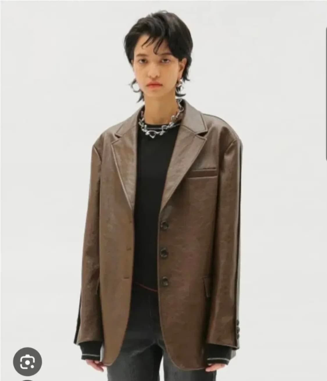 앤더슨벨 올리아 레더 자켓 S 상품이미지1