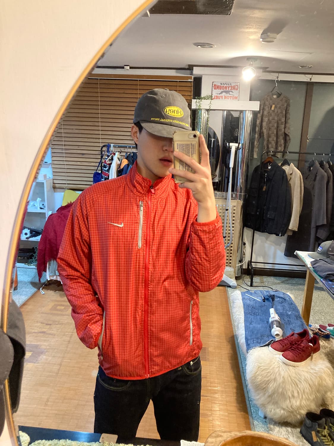 나이키 체크 바람막이 상품이미지7