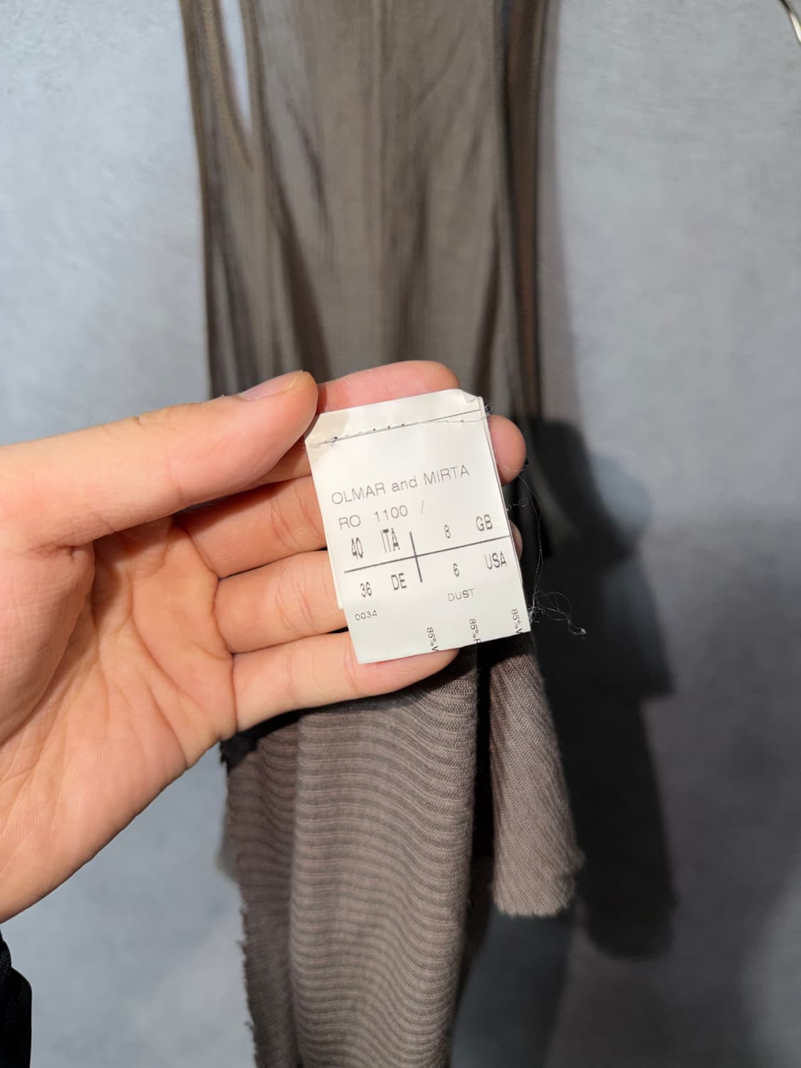 Rick Owens 2006 FW Rib Tank Top 상품이미지5