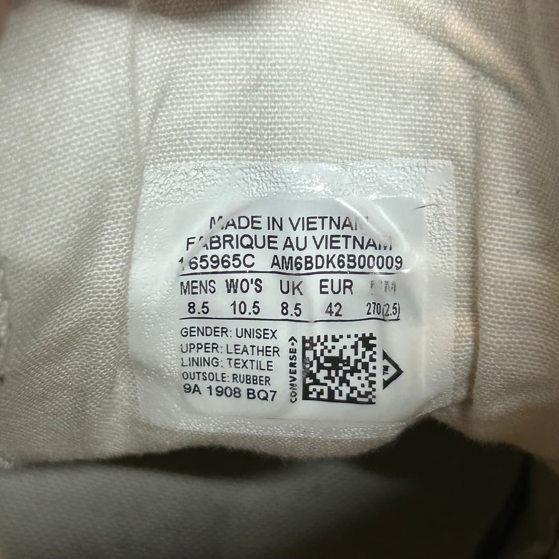 270) 컨버스 척 70 하이 아카이브 프린트 비비드 설퍼 상품이미지9