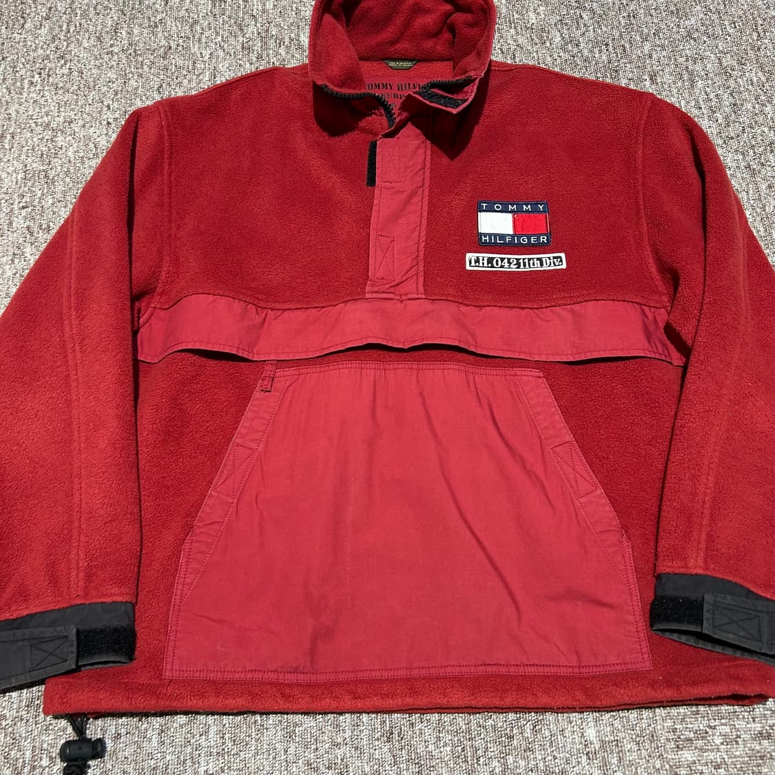 XL) 타미힐피거 플리스 후리스 아노락  상품이미지2