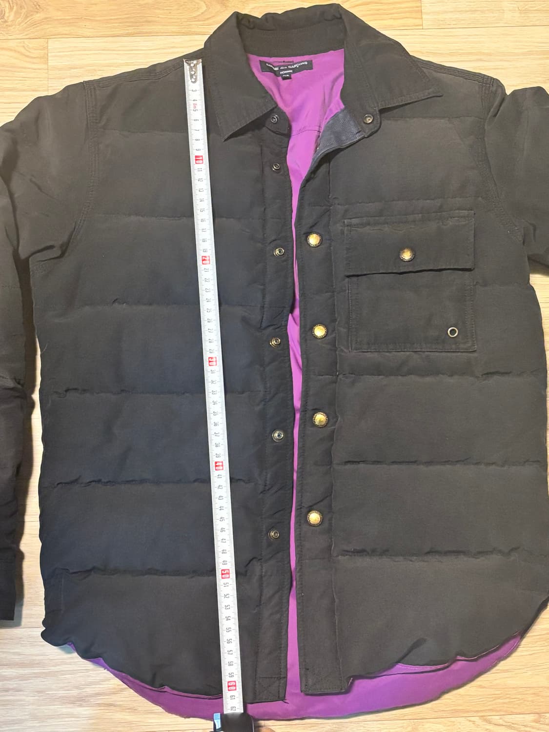 꼼데가르송 옴므 셔츠 패딩 xs 상품이미지7