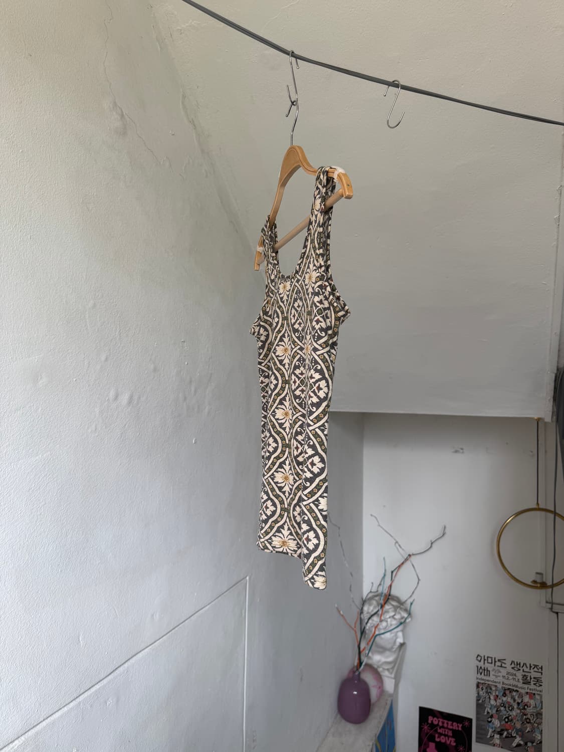 에스닉 패턴 레이어드 나시 상품이미지7