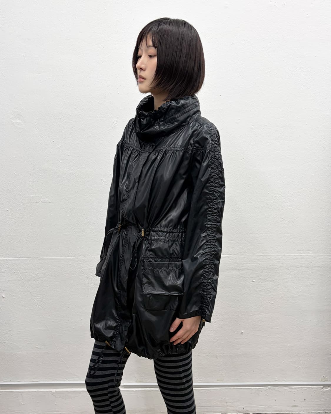 빈티지 셔링 레인코트 상품이미지4