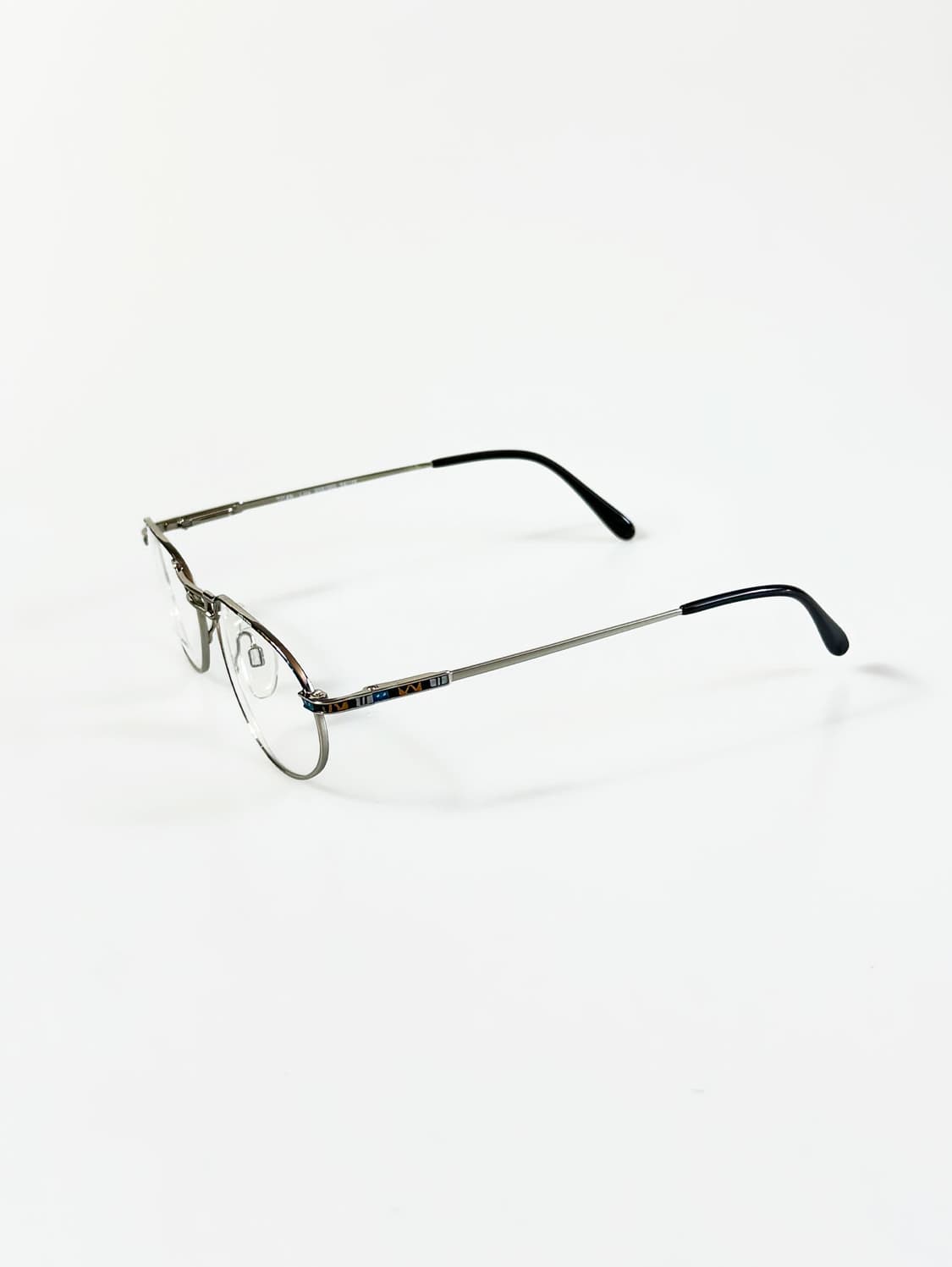 90s 독일제 TITAN LINE 티타늄 실버 오벌 메탈 빈티지 안경 상품이미지3