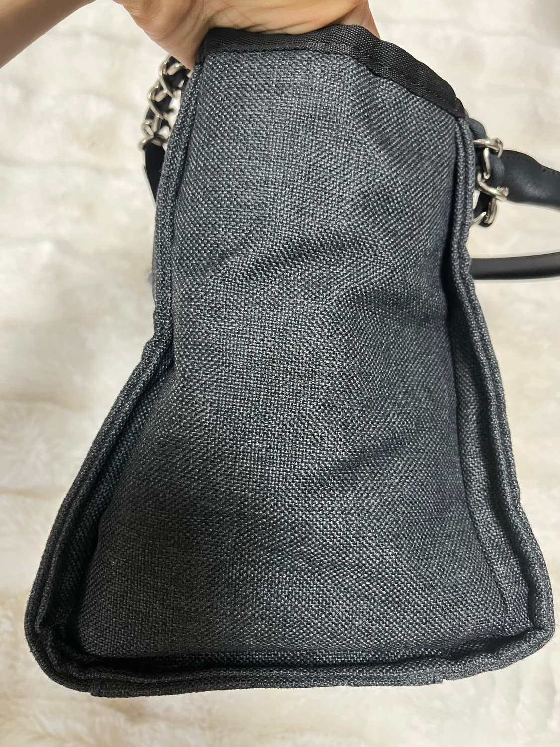 시에 체인 전투백 미디움 블랙 상품이미지5