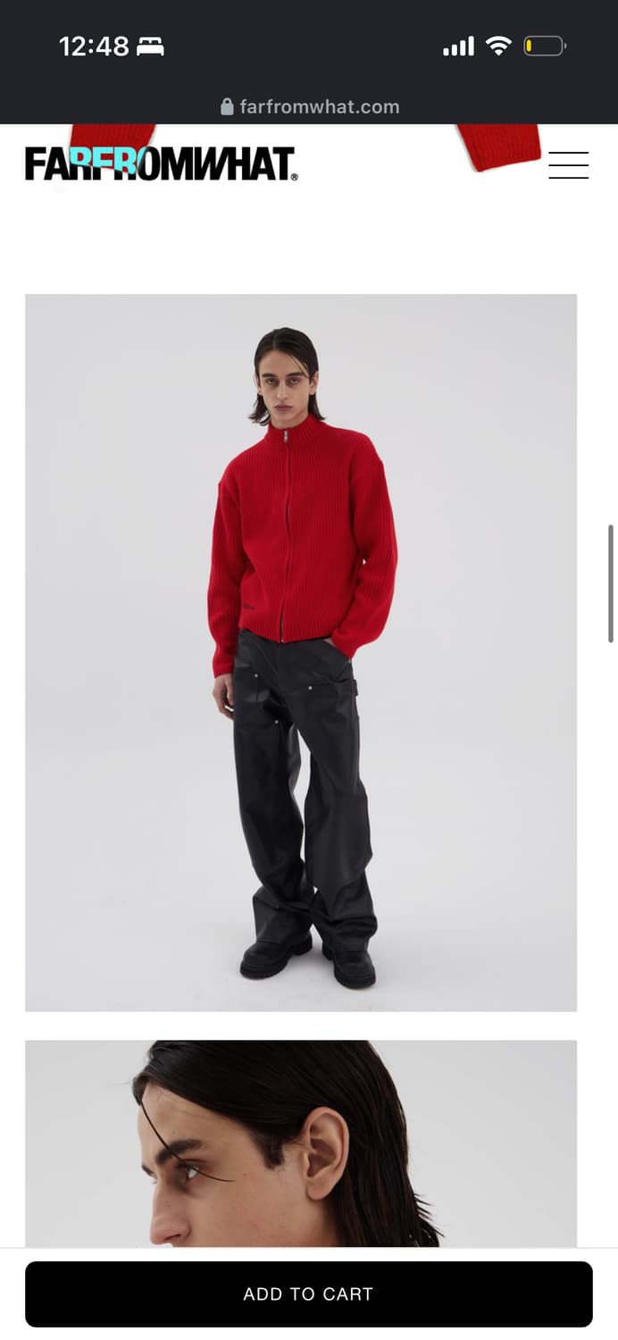 파프롬왓 레드집업 상품이미지2