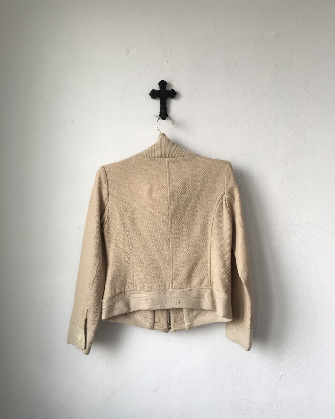 Knitted high neck jacket 상품이미지3