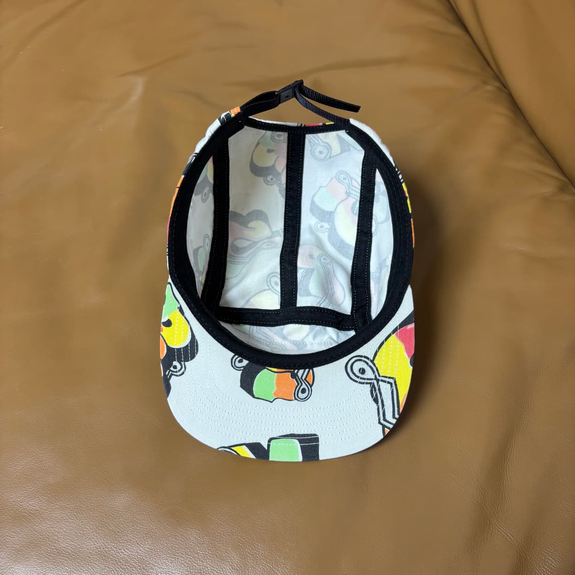 Supreme 슈프림 캠프캡 모자 (Washed White) 상품이미지6