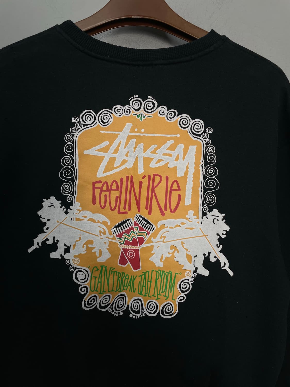 스투시 그래픽 블랙 맨투맨 H2053 상품이미지6