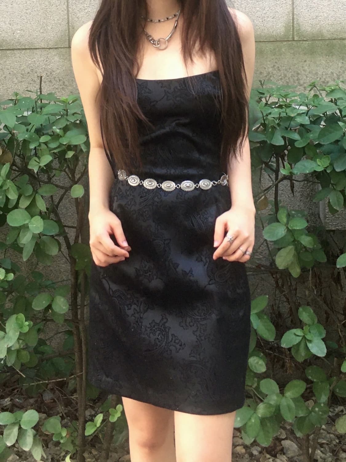 블랙 오리엔탈 원피스 상품이미지2