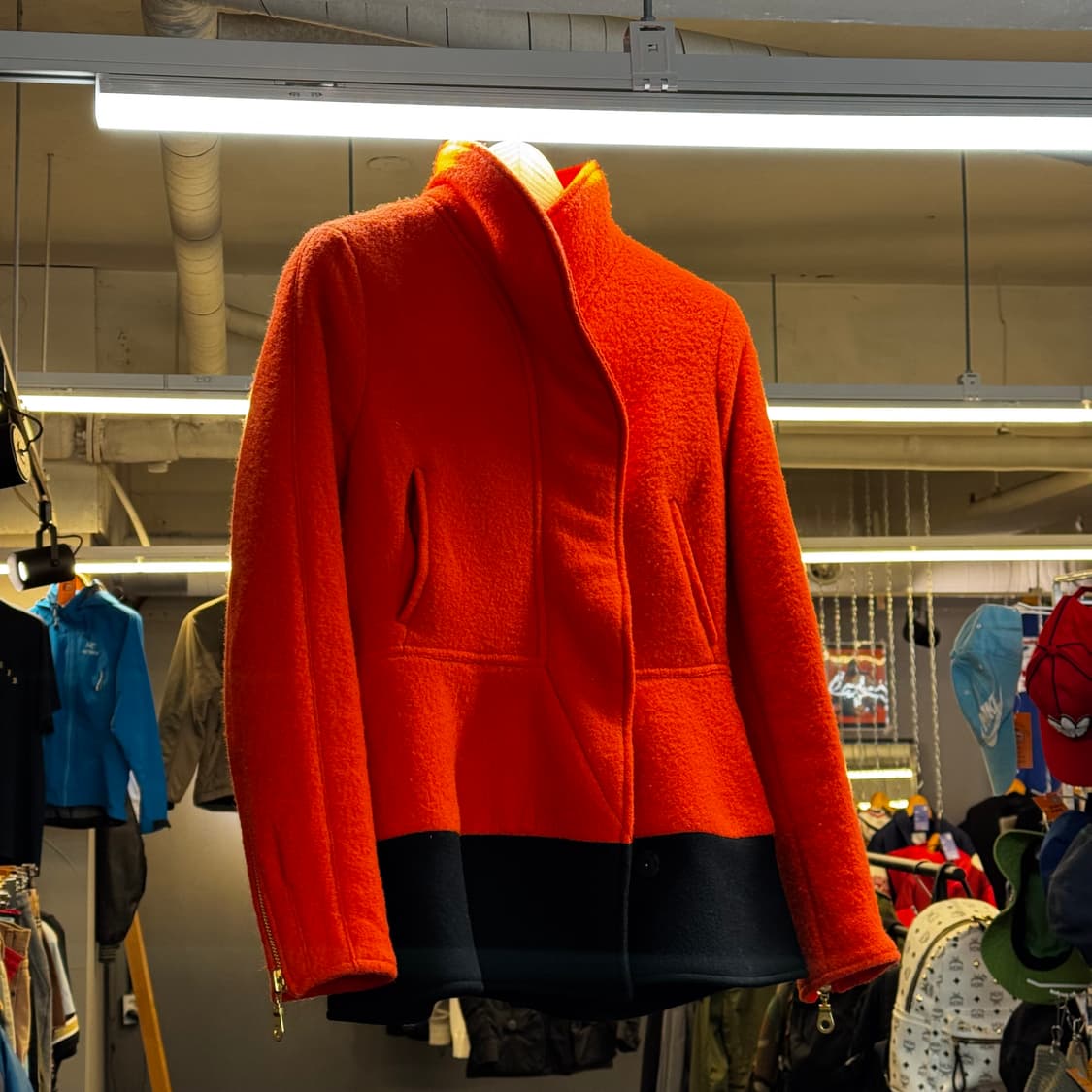 KENZO 겐조 부클레 울 자켓 (40) 숏 코트 상품이미지1