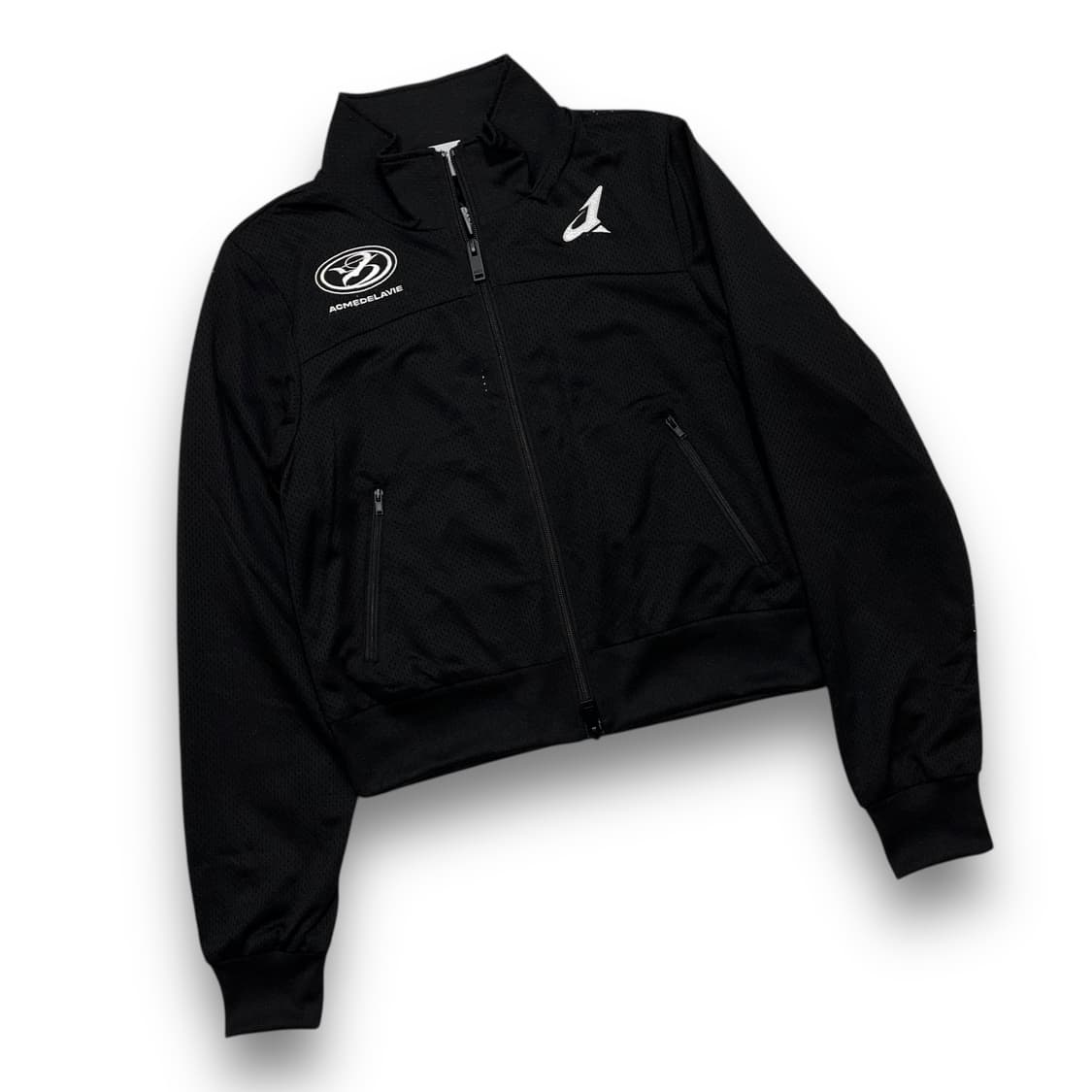 아크메드라비 딥 다크 니들워크 메쉬 크롭탑 져지 상품이미지3