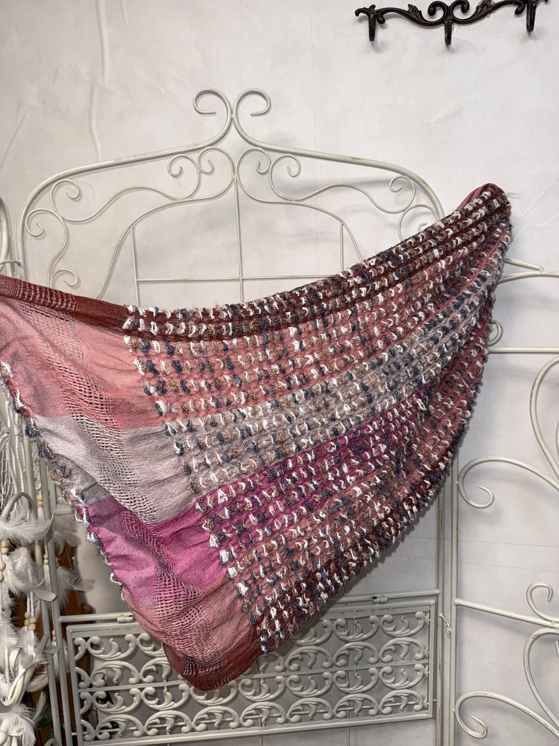 Indi pink bohemian grunge knit warmer 상품이미지2