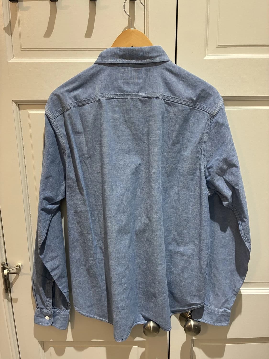 RRL 더블알엘 샴브레이 워크셔츠 블루 상품이미지3