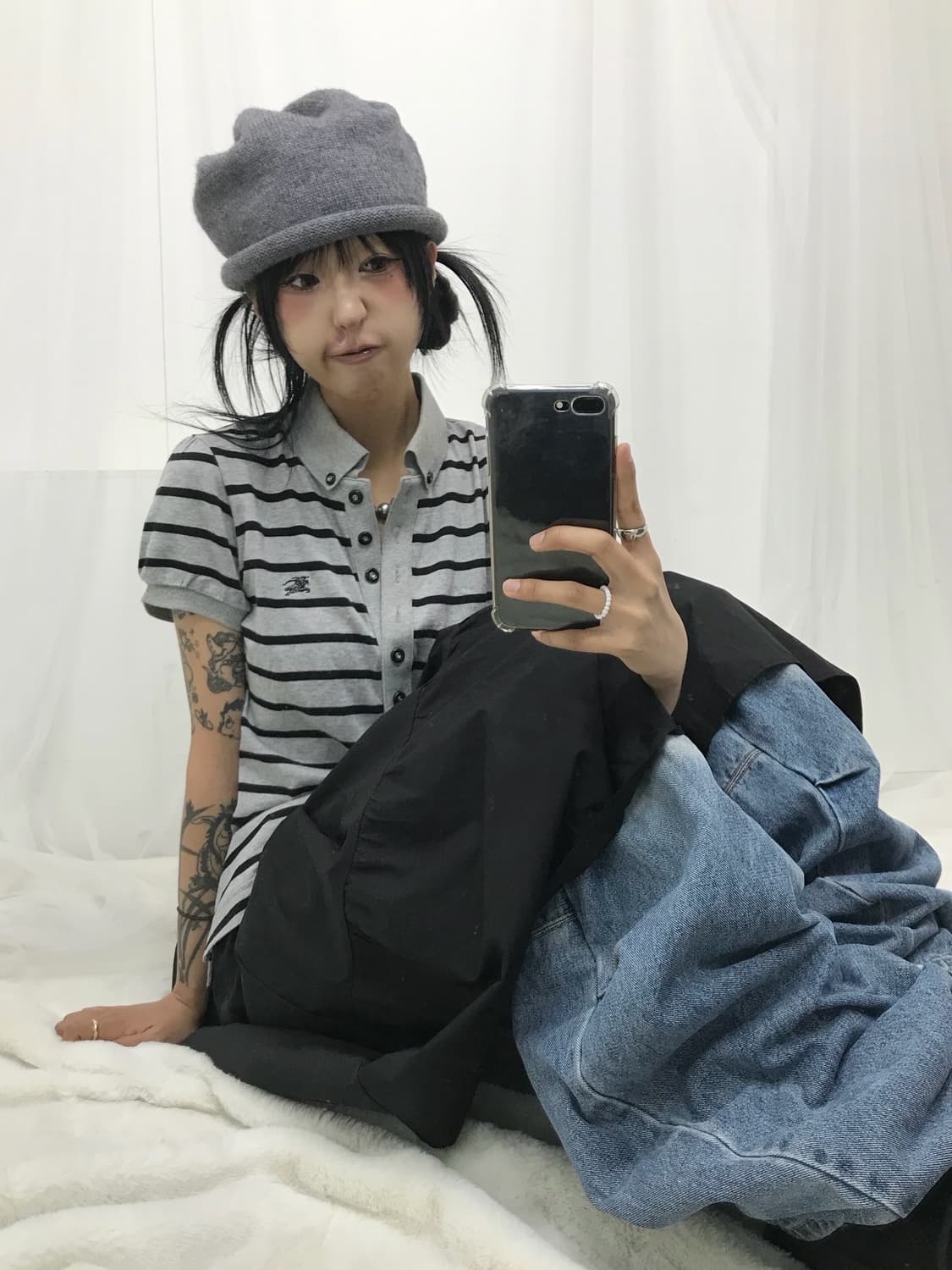 Burberry Blue Label Stripe Puff Top 상품이미지8