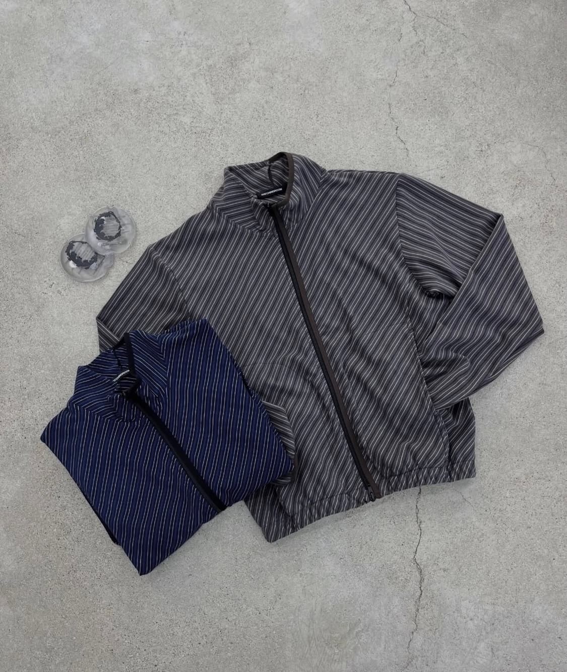 [3,4] 해칭룸 Slash Cardigan Brown Charcoal 상품이미지4