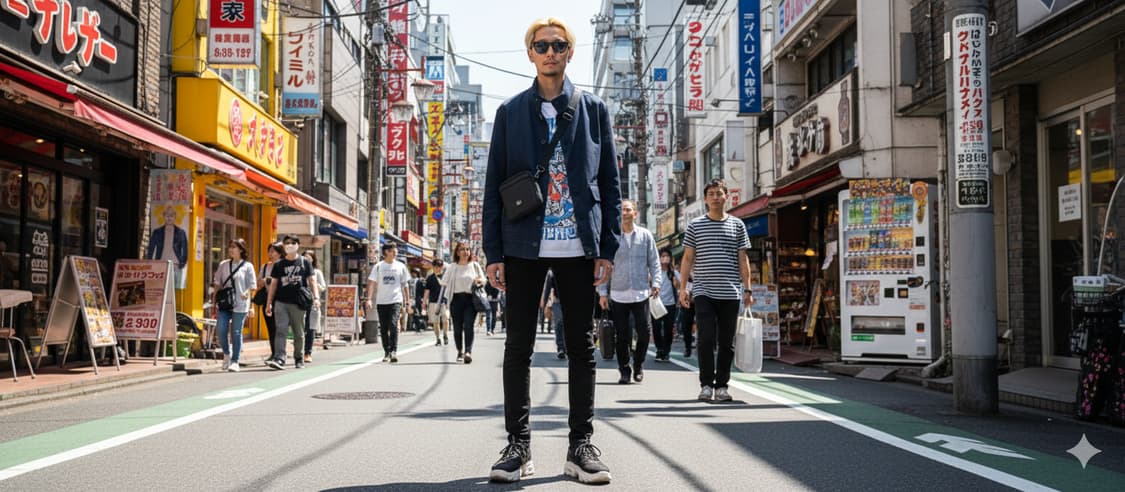 타케오 키쿠치 스탠드 칼라 해링턴 블루종 상품이미지1