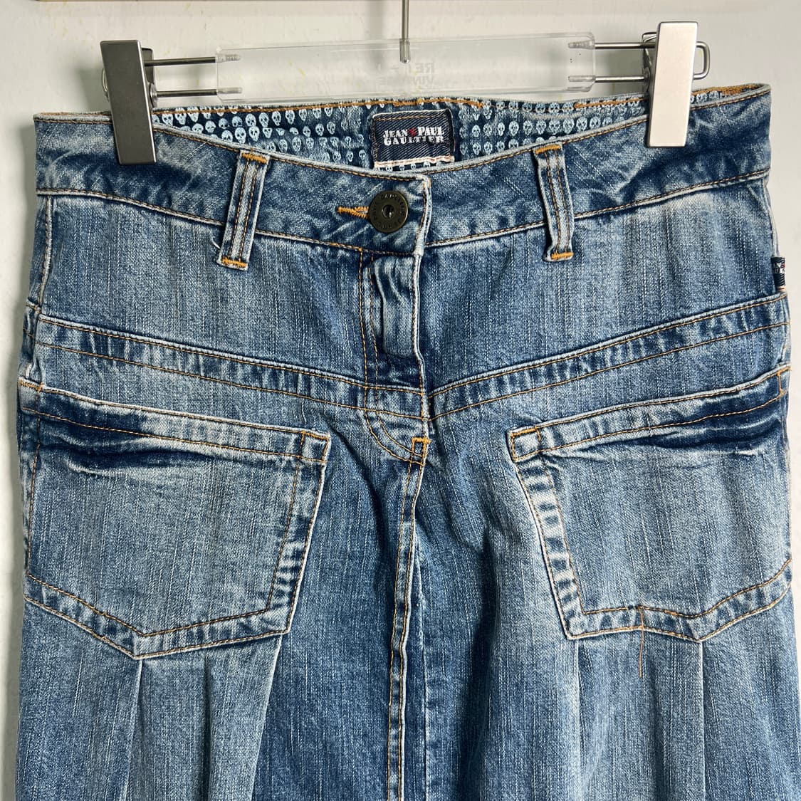장 폴 고티에 빈티지 데님 스커트 44 상품이미지4
