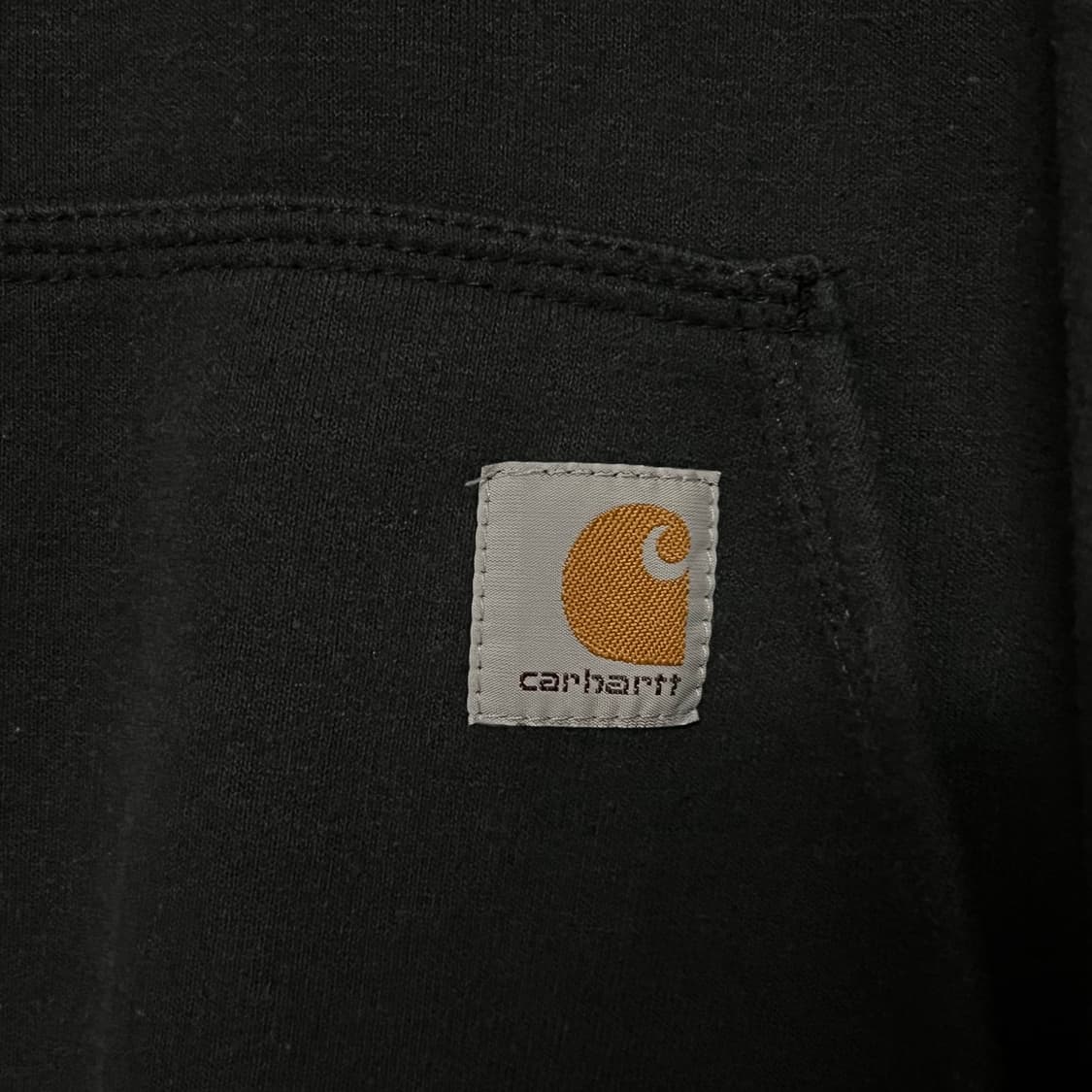 칼하트 블랙 기모 후드티 M 상품이미지4