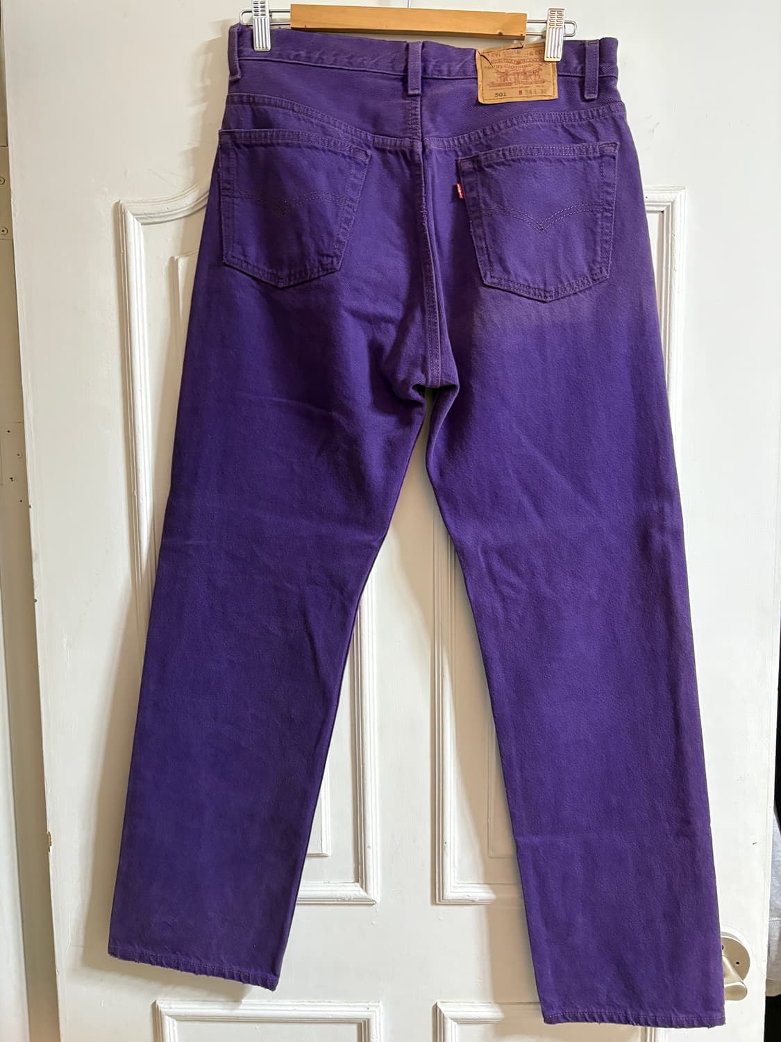 90s USA Levi's 501 퍼플 상품이미지2