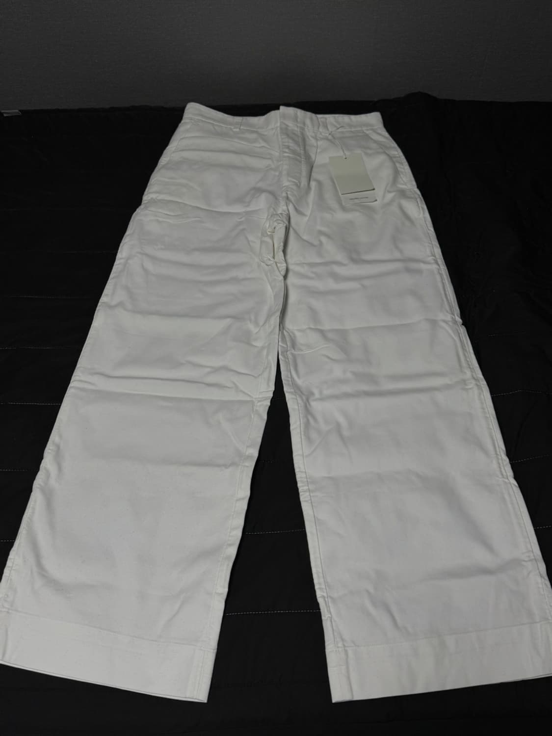 코스 릴렉스드 와이드레그 팬츠 화이트 (44) 상품이미지1