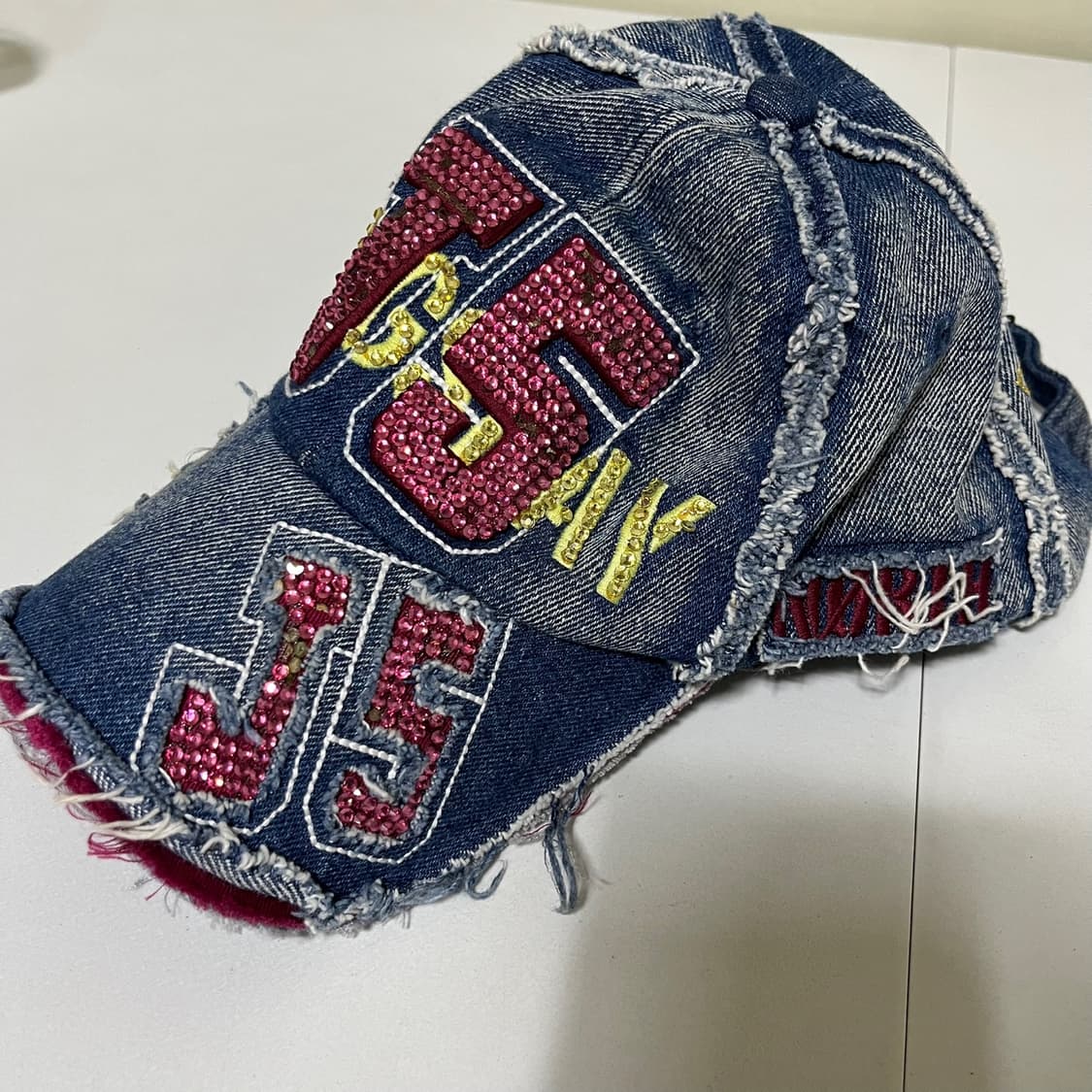 [JPN] 빈티지 y2k 그런지 데님 볼캡 상품이미지2