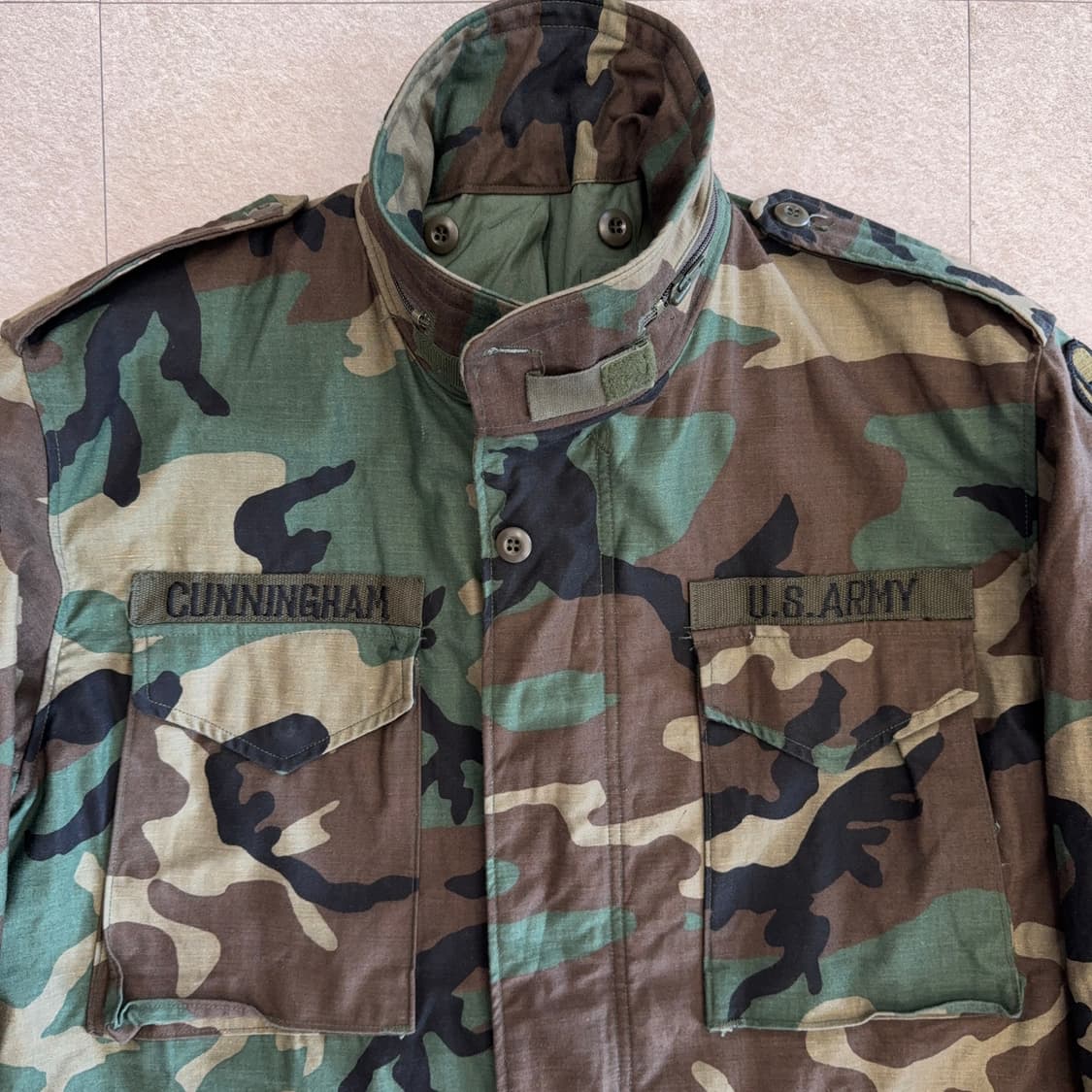 90s US Army M65 우드랜드 필드 자켓105-110 상품이미지2