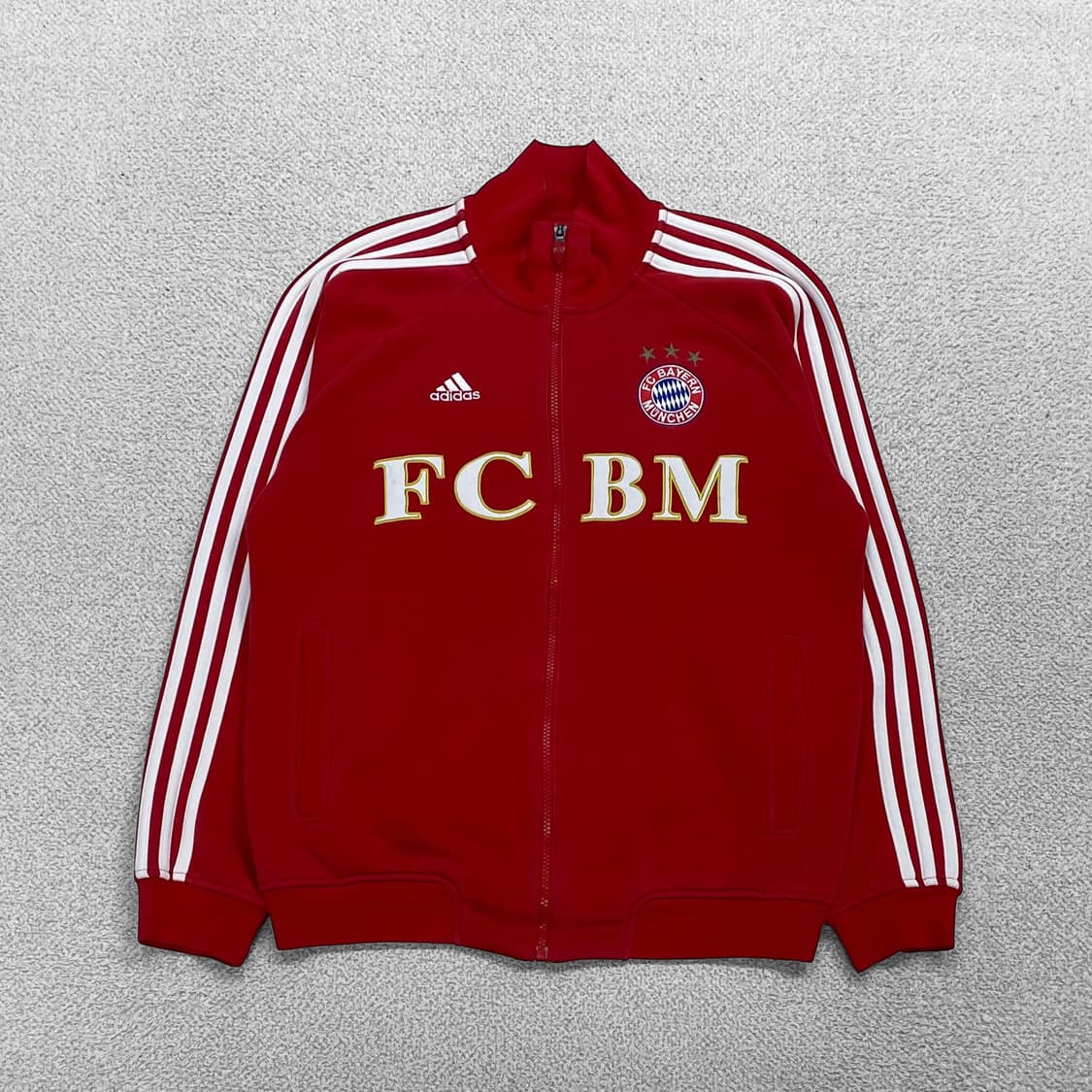 아디다스 06/07 바이에른 뮌헨 스웻 트랙탑 져지 레드 상품이미지2