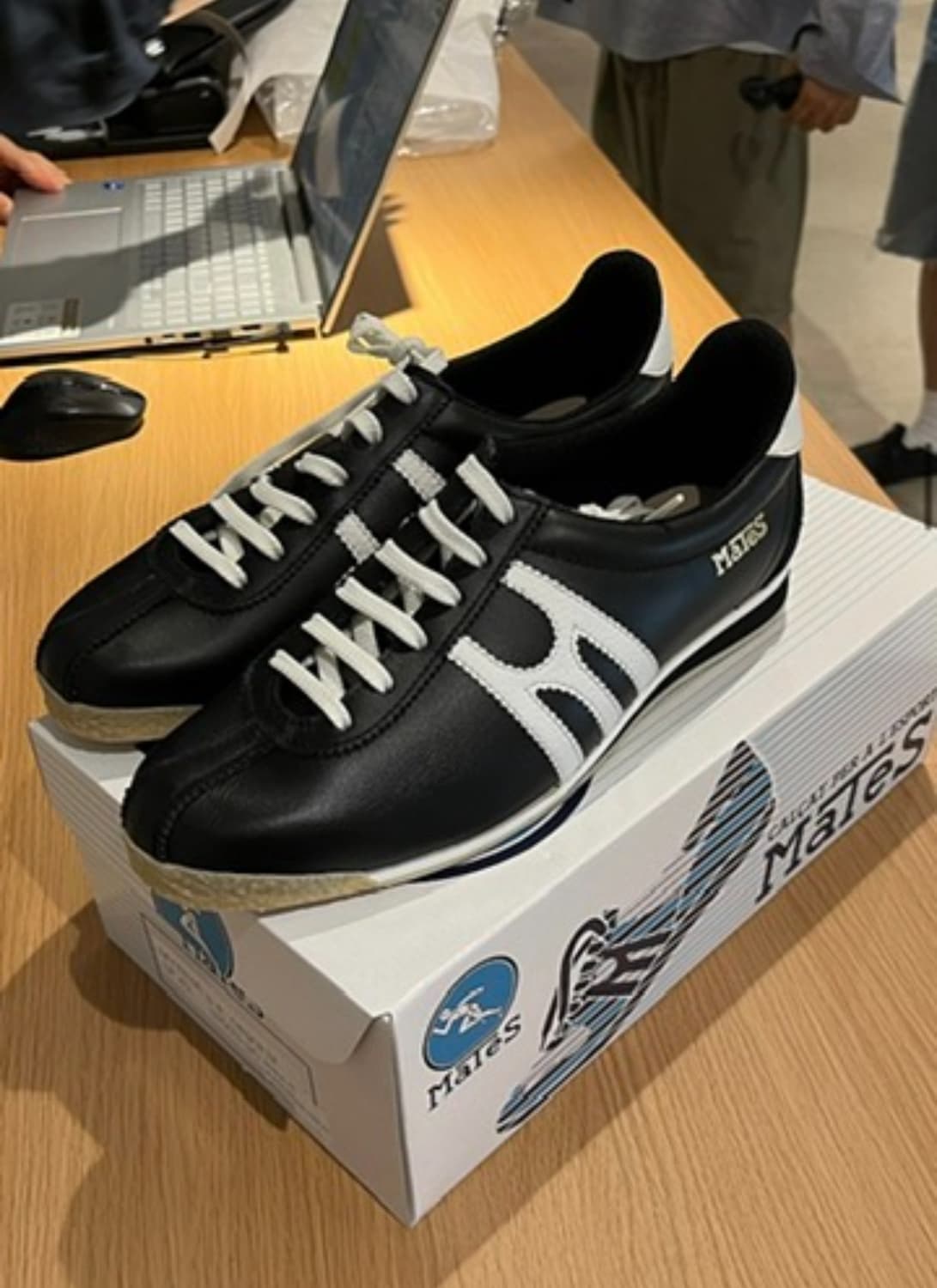 MateS 마테스 스니커즈 MYRNA P.E 블랙 컬러 42사이즈 상품이미지1