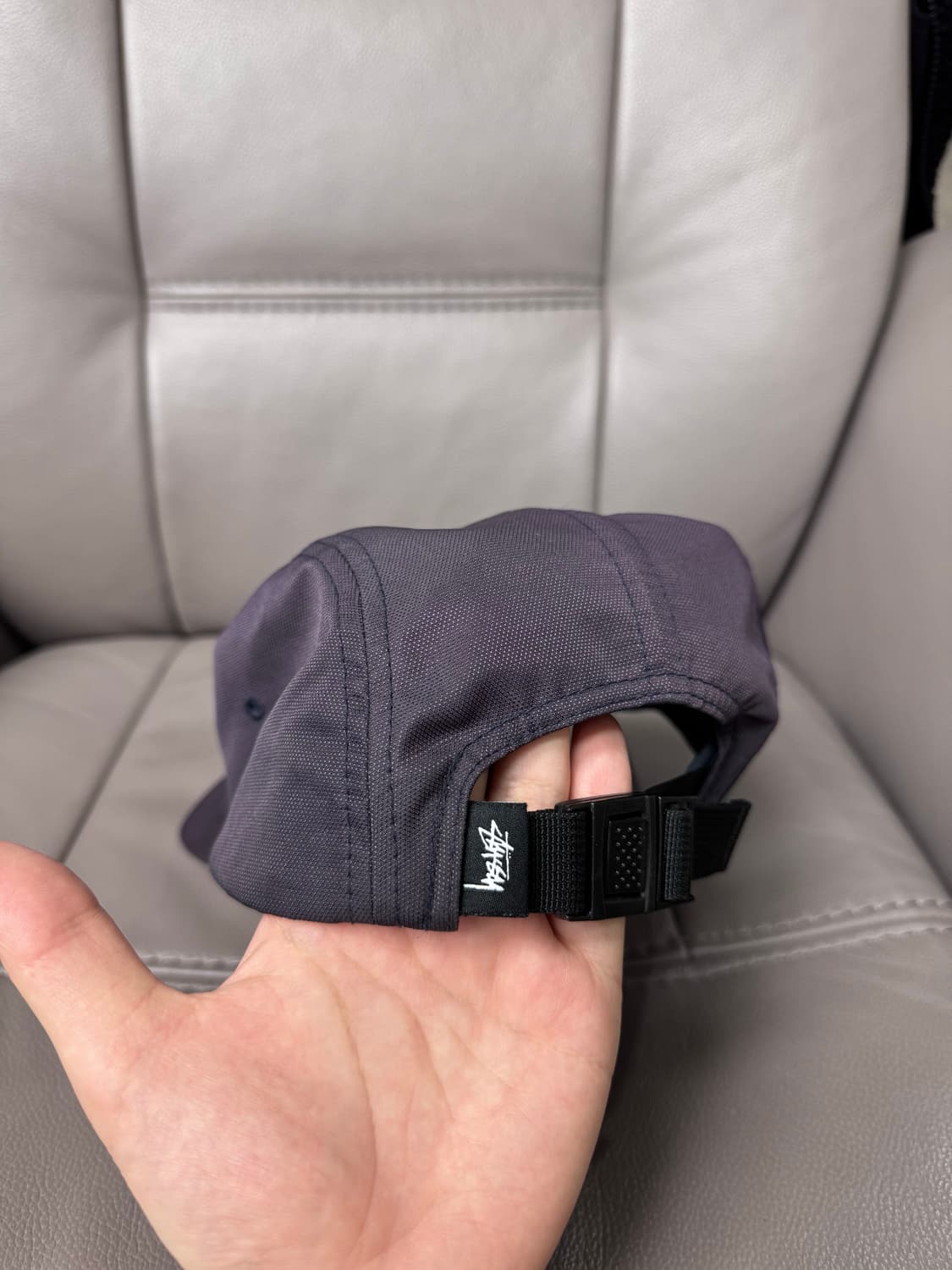 스투시 스탁로고 캠프캡 그레이 상품이미지7