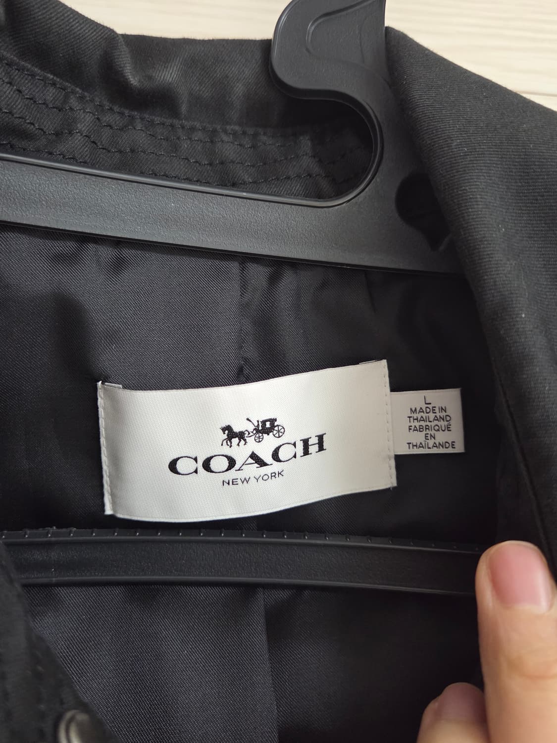 남성 코치 트렌치 코트 상품이미지2