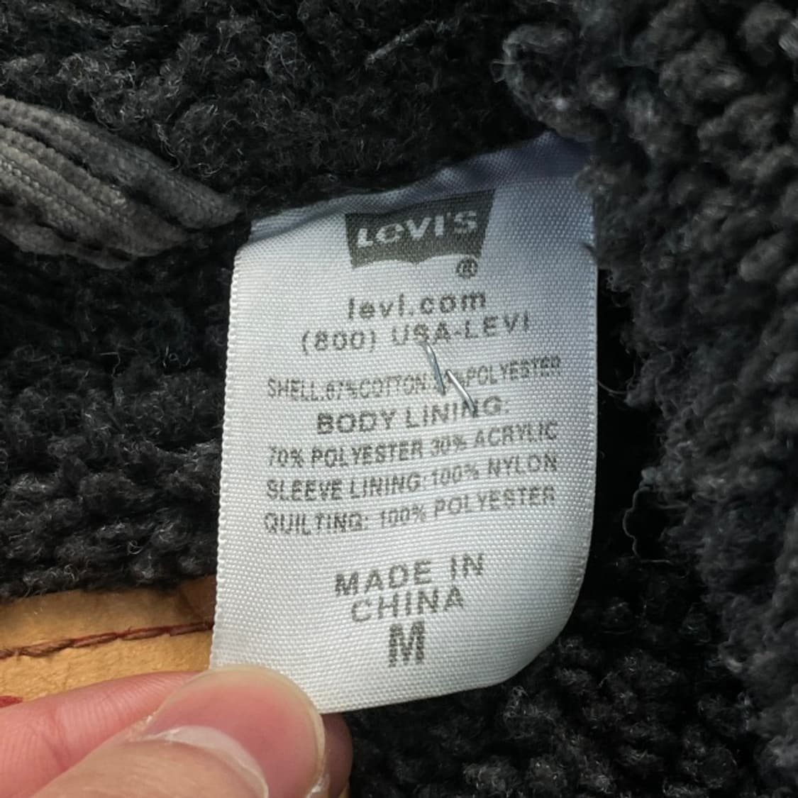 100 리바이스 쉐르파 데님자켓  상품이미지4
